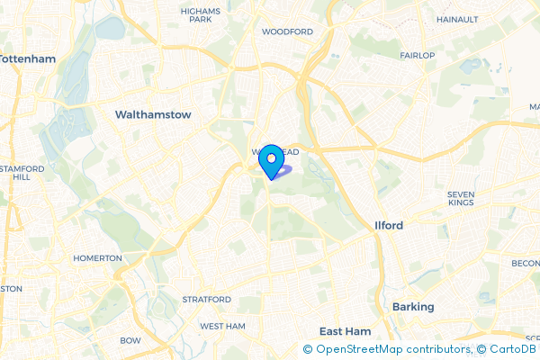 Coach Hire route map for Aldersbrook, Greater London