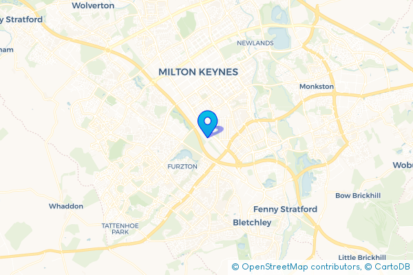 Coach Hire route map for Bleak Hall, Buckinghamshire