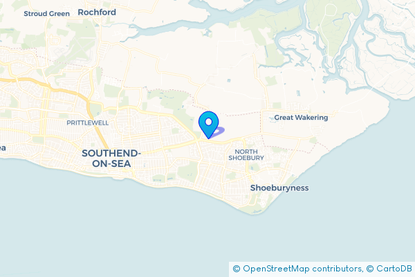 Coach Hire route map for Bournes Green, Essex