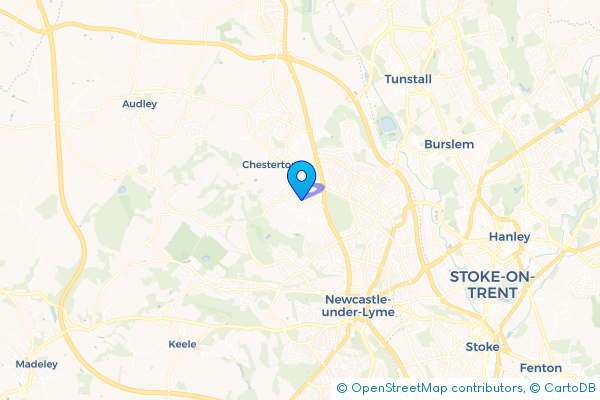 Coach Hire route map for Broad Meadow, Staffordshire