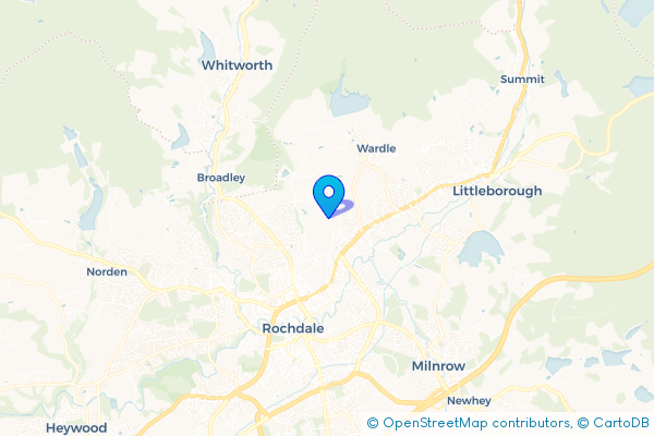 Coach Hire route map for Buckley, Greater Manchester