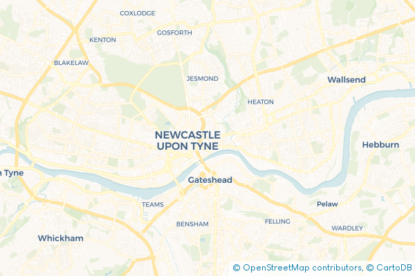 Coach Hire route map for North East