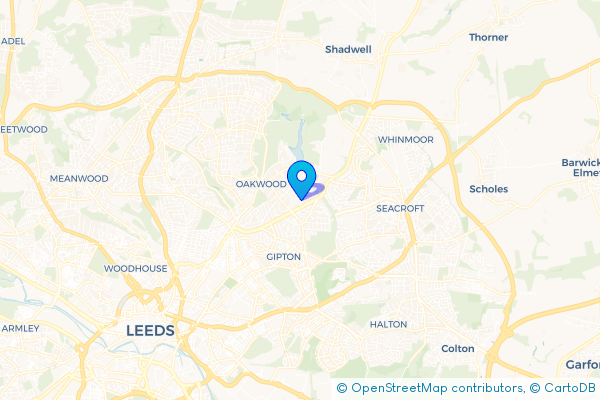 Coach Hire route map for Hollin Park, West Yorkshire