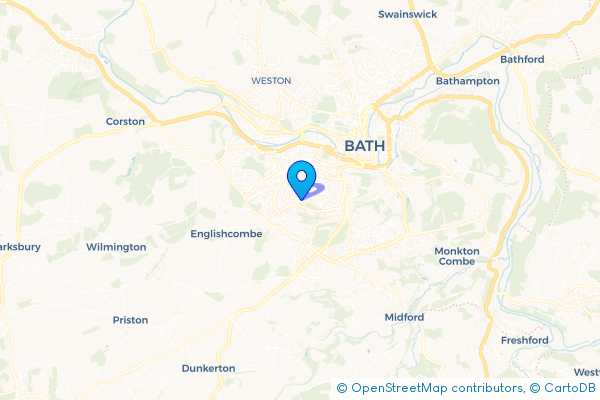 Coach Hire route map for Kingsway, Somerset