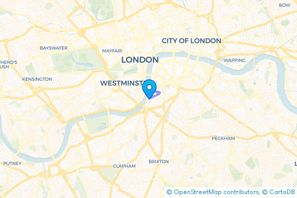 Coach Hire route map for Lambeth
