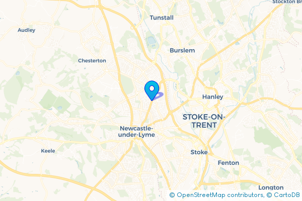 Coach Hire route map for May Bank, Staffordshire
