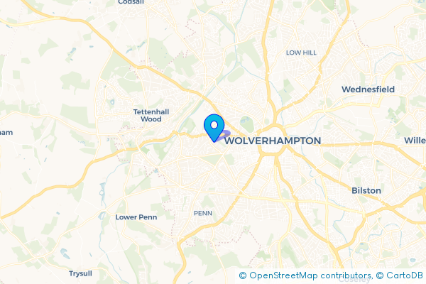 Coach Hire route map for Merridale, West Midlands