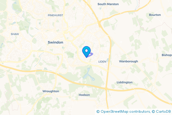 Coach Hire route map for Park, Wiltshire