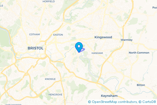Coach Hire route map for St Anne's Park, Bristol
