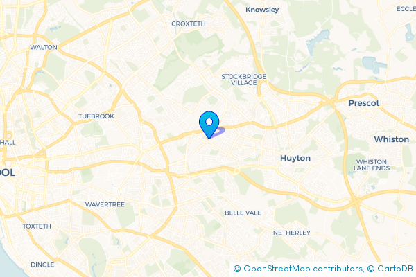 Coach Hire route map for Swanside, Merseyside