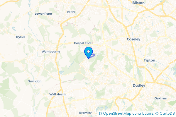 Coach Hire route map for The Straits, West Midlands