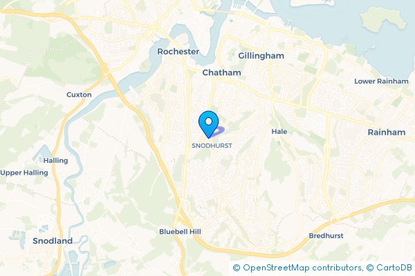 Coach Hire route map for Wayfield, Kent
