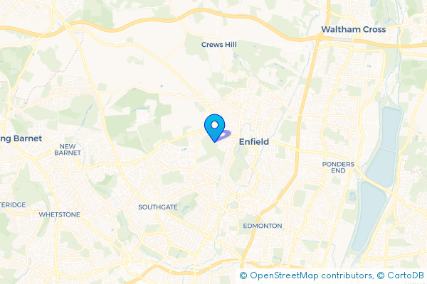 Coach Hire route map for World's End, Greater London