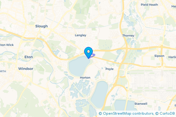 Minibus Hire route map for Brands Hill, Berkshire
