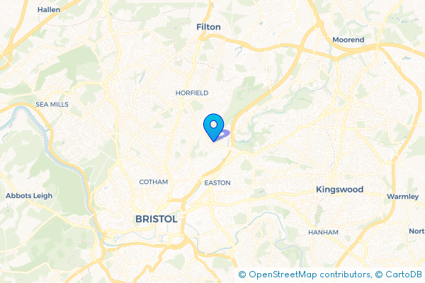 Minibus Hire route map for Bristol, Bristol