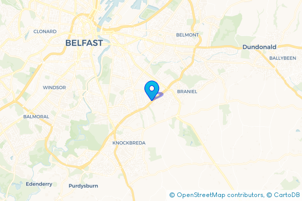 Minibus Hire route map for Castlereagh, Castlereagh