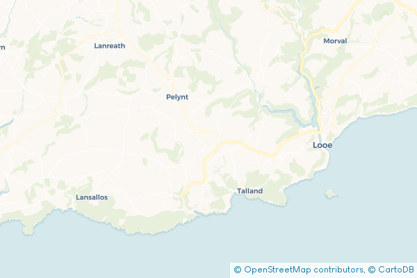 Minibus Hire route map for Barcelona, Cornwall