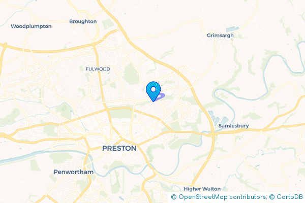 Minibus Hire route map for Holme Slack, Lancashire