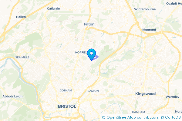 Minibus Hire route map for Lockleaze, Bristol