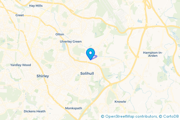 Minibus Hire route map for Lode Heath, West Midlands