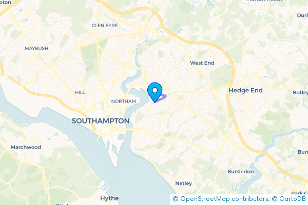 Minibus Hire route map for Merry Oak, Hampshire