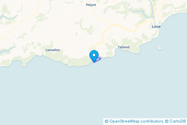 Minibus Hire route map for Polperro, Cornwall
