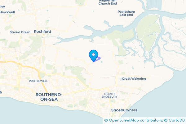 Minibus Hire route map for Stonebridge, Essex