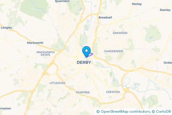 Minibus Hire route map for The Holmes, Derbyshire