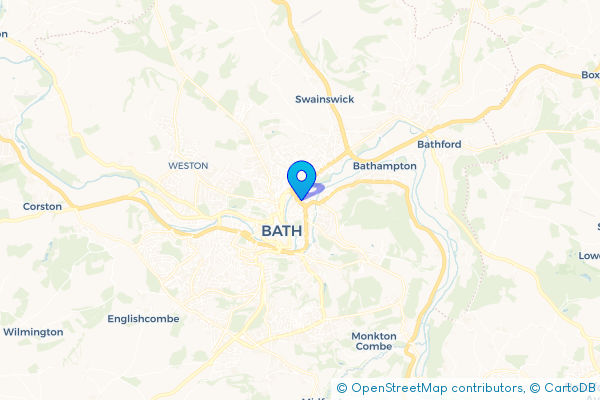 Minibus Hire route map for Walcot, Somerset