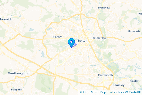 Minibus Hire route map for Willows, Greater Manchester