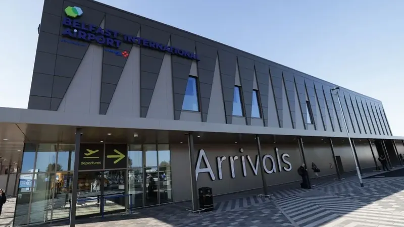Belfast International Airport terminal and airfield