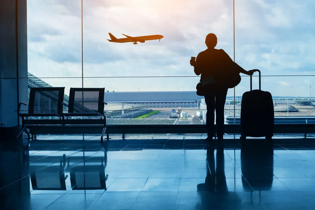 Manchester Airport terminal and airfield